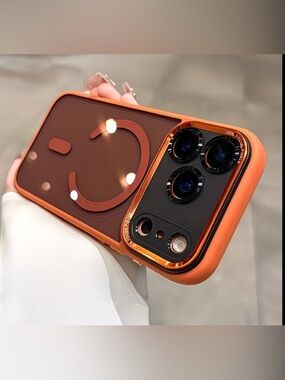 Orange iPhone 17 pro Case with magsafe